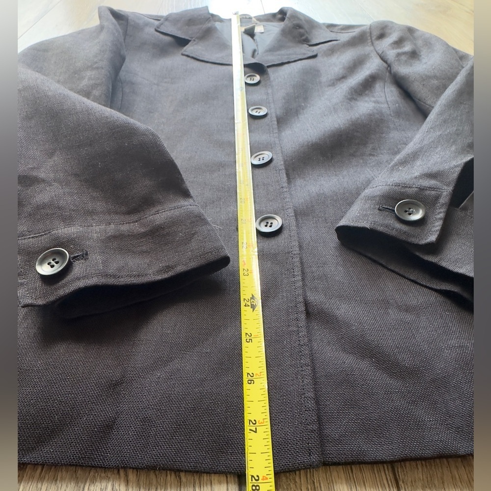 Talbots Petites Irish Linen Blazer Size 6 Petite - Picture 4 of 5